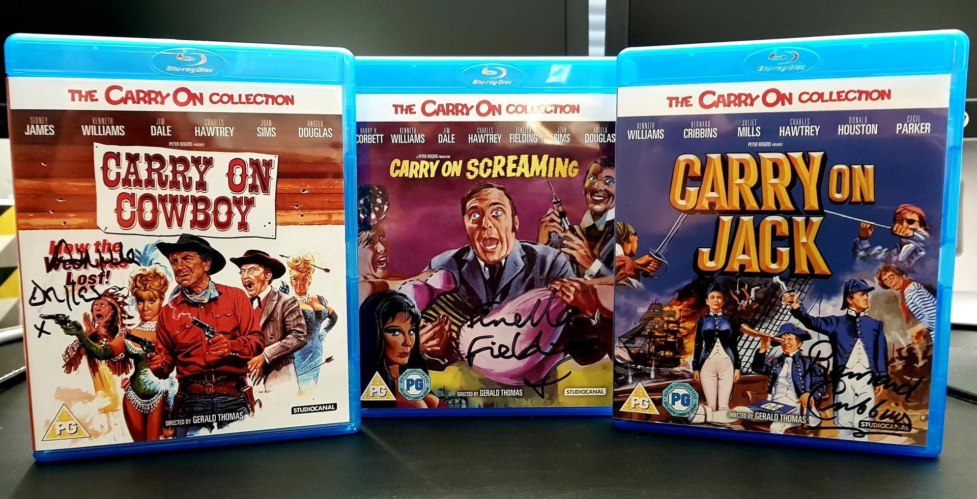 Carry On Blu ray Signed