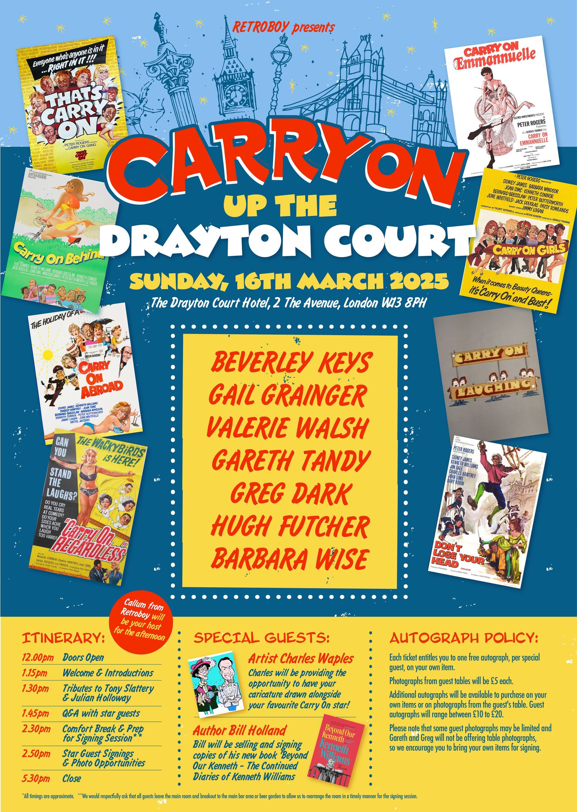 Carry On Up The Drayton Court - 2025