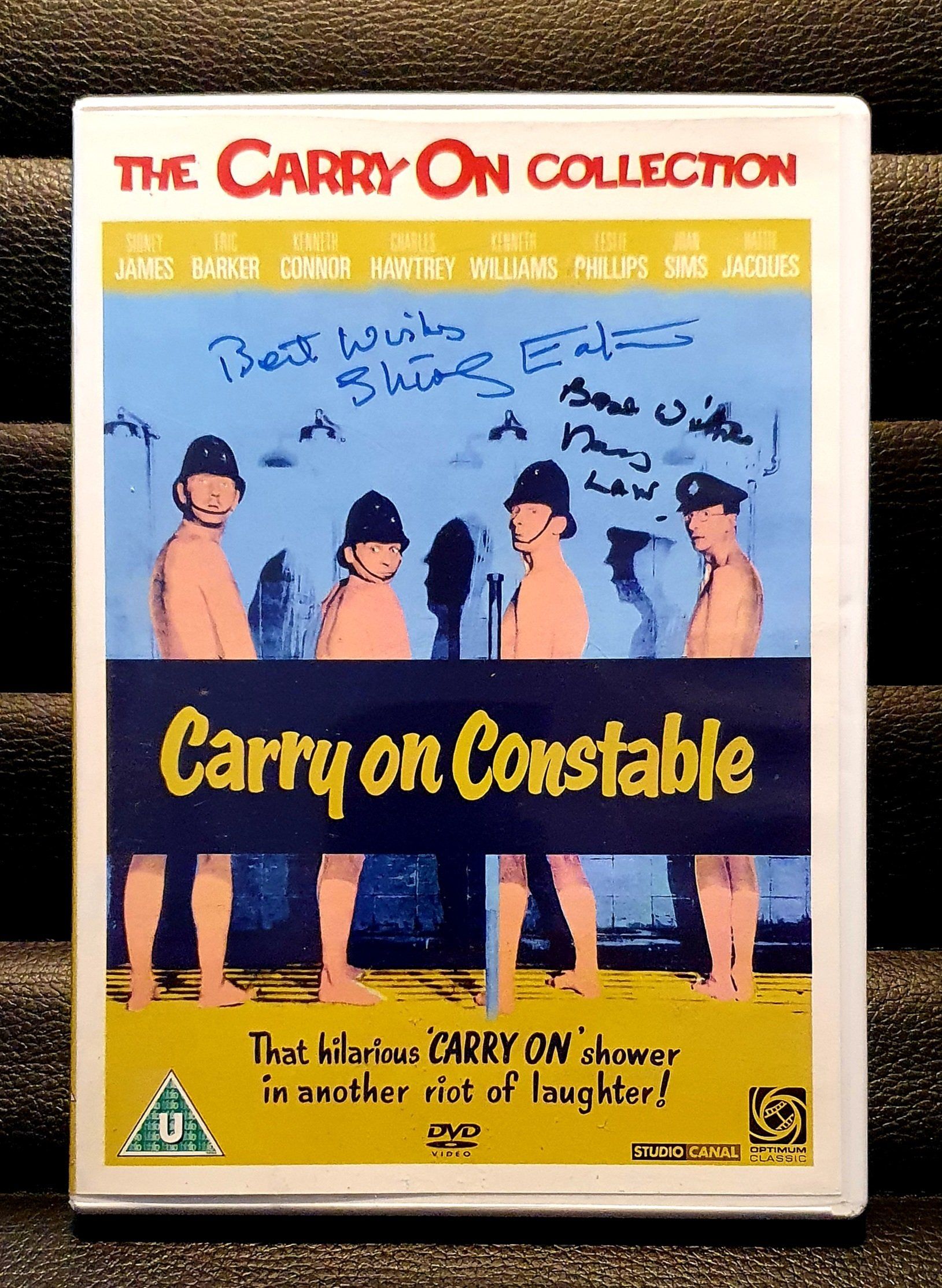 Mary Law signed Carry On Constable DVD