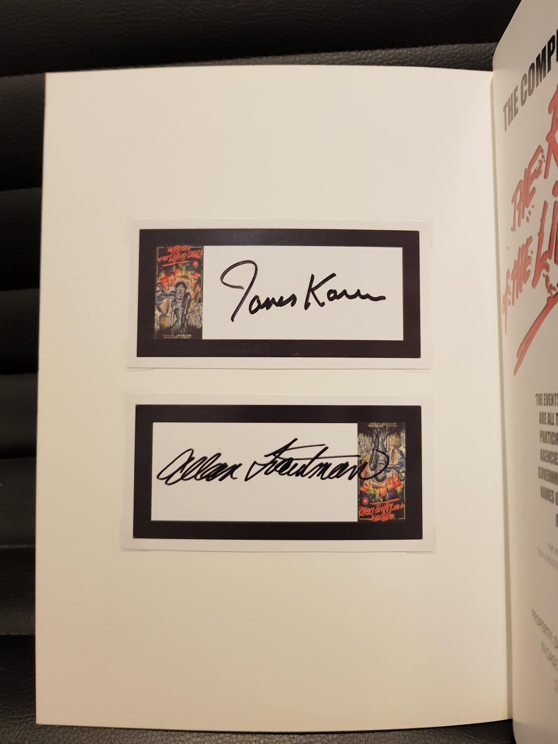 Return of The Living Dead Signed