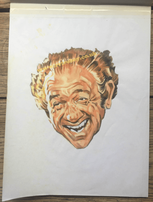 Sid James original caricature - Carlton Home Entertainment / Granada Ventures (2003)