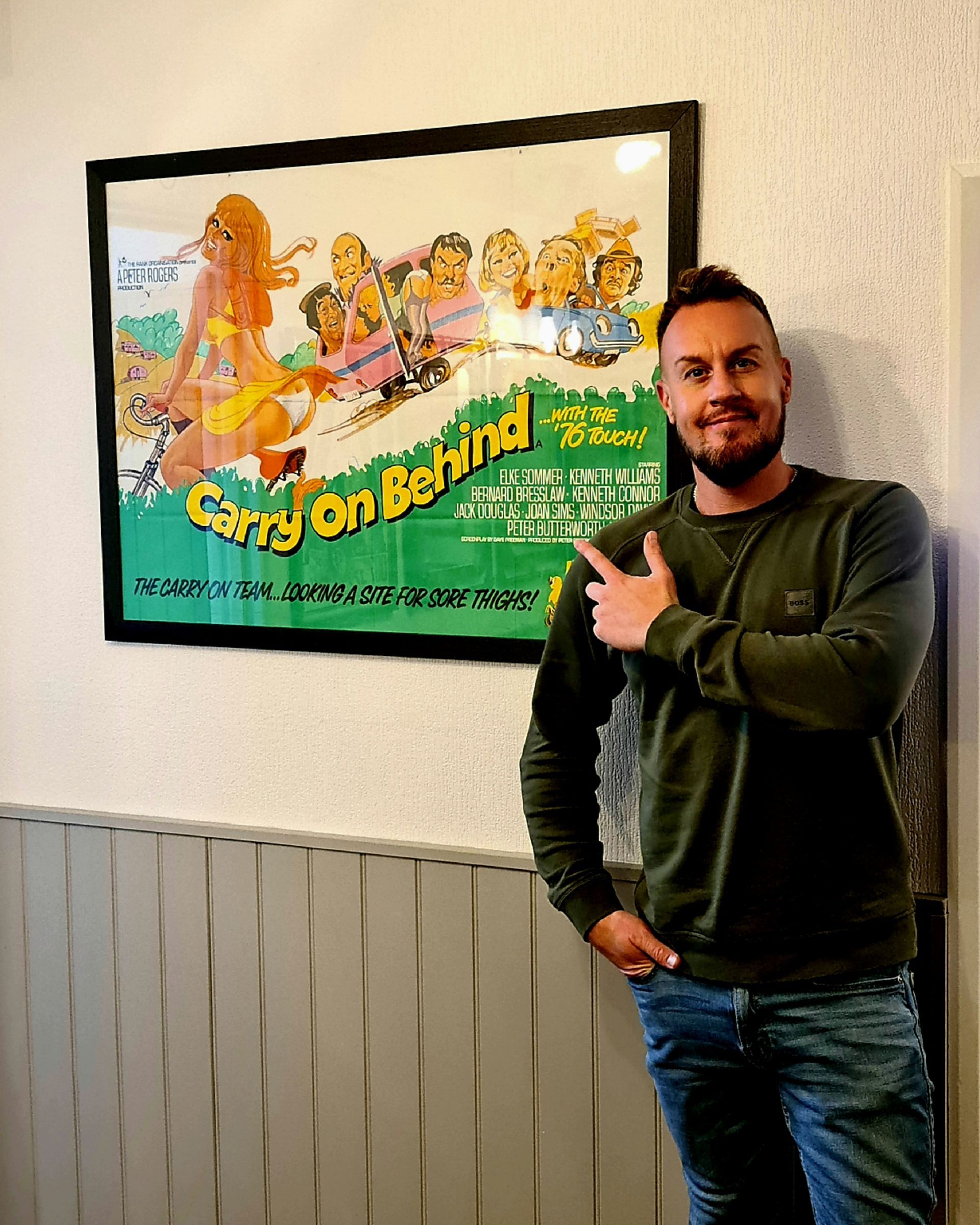 Carry On Behind original film poster (1975)