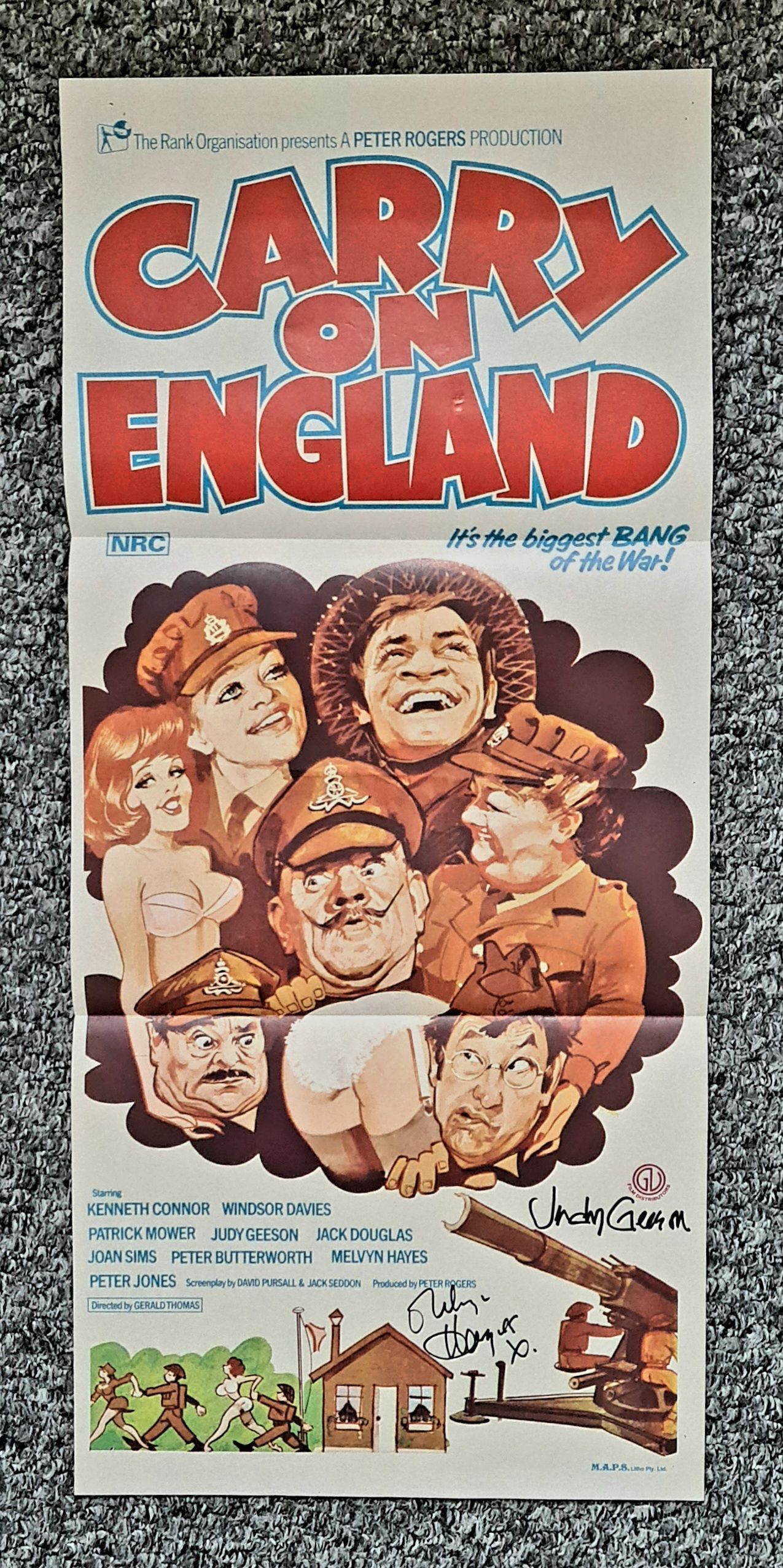 Melvyn Hayes signed