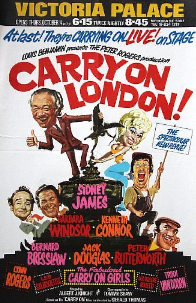 Carry On London Stage Show Rare Pictures