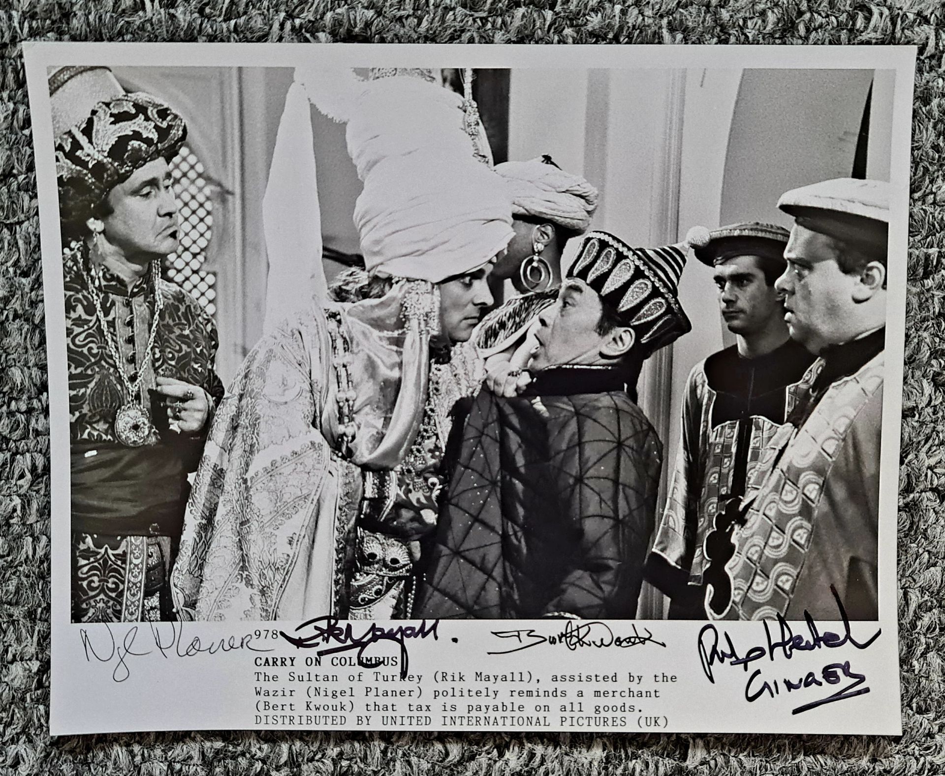 Carry On Columbus signed