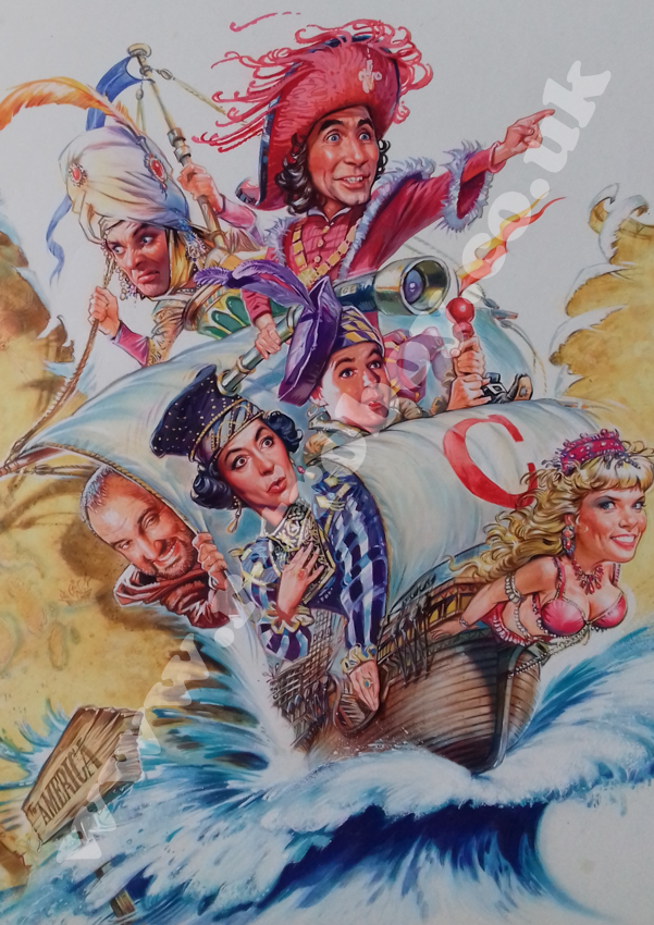 Carry On Columbus original artwork