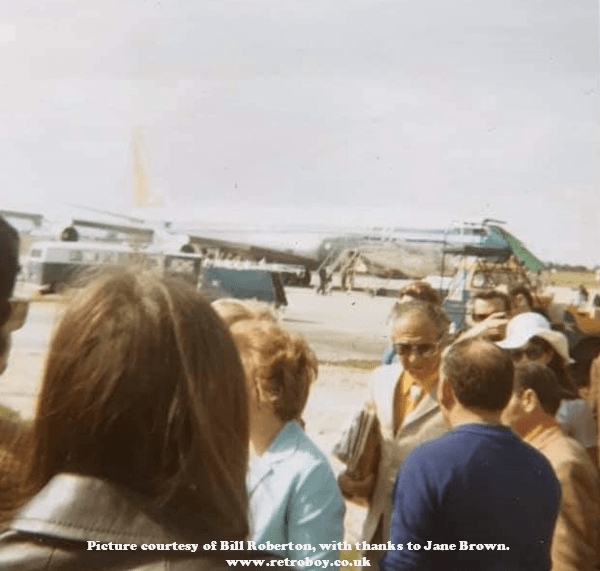 A rare picture of Sid James in Australia in 1970 during a tour of 'The Mating Game'.