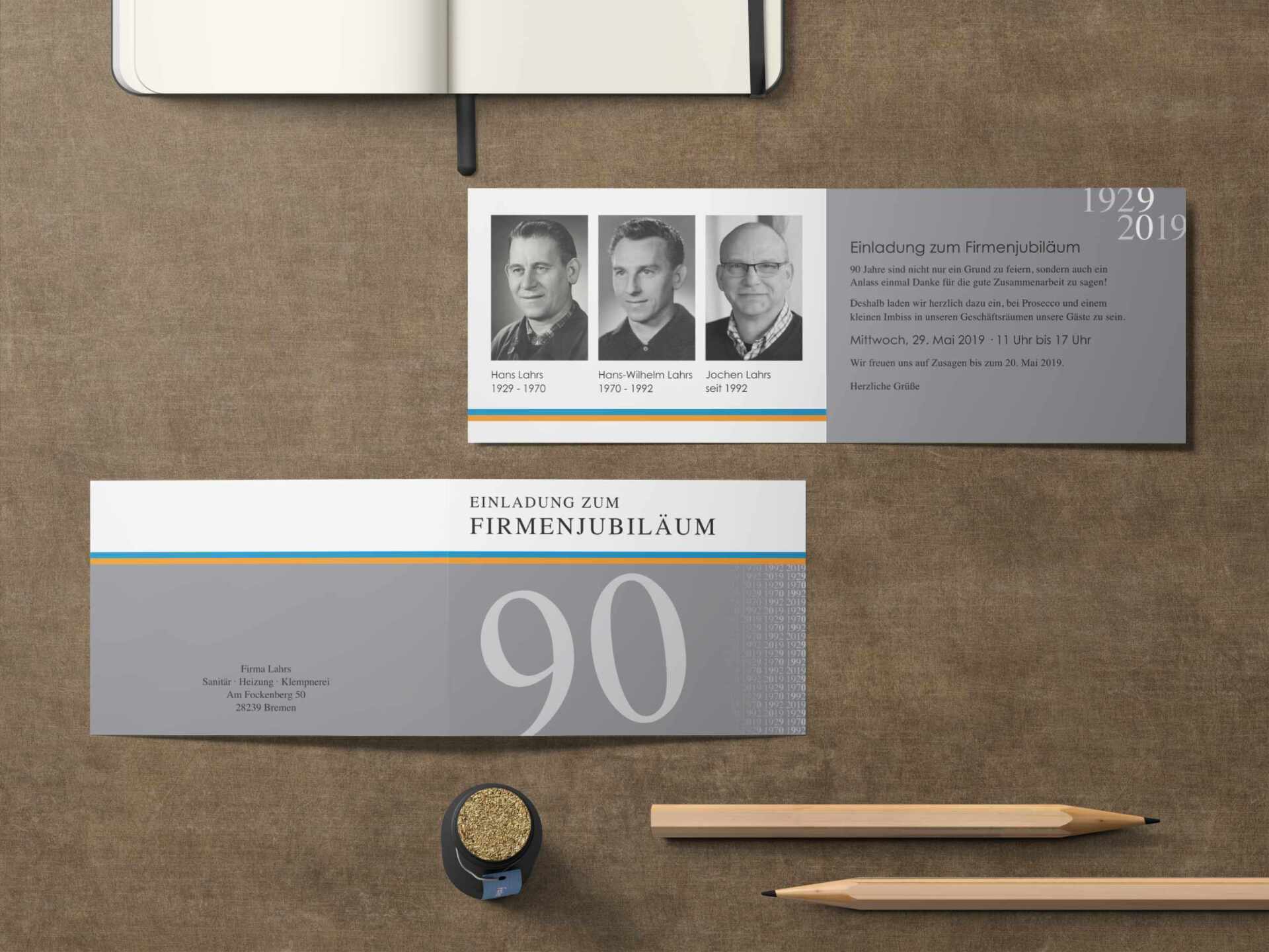 Referenz Einladungskarte