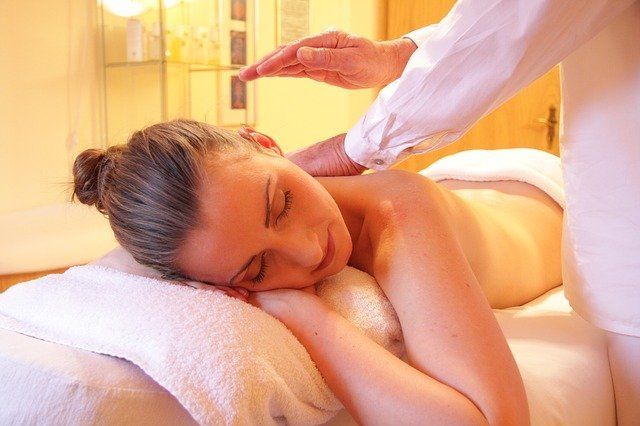 heilende Massage