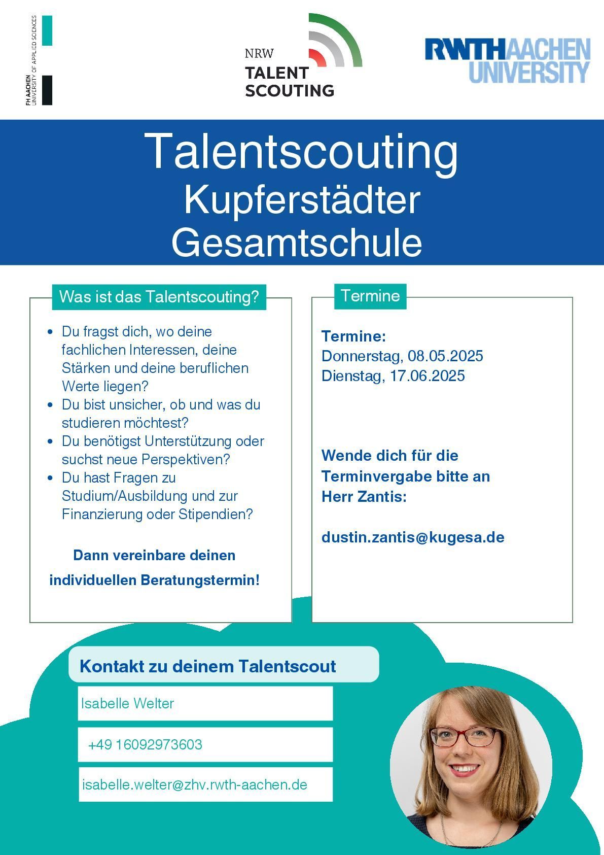 Mit Rat und Tat: Talentscouting hilft, den richtigen Weg zu finden
