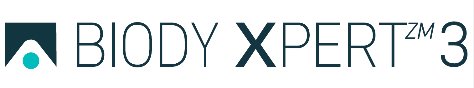 Biody Xpert 3 Gerät für die Bioimpedanzanalyse – modernes medizinisches Messgerät zur Bestimmung von Körperzusammensetzung, Muskelmasse, Fettanteil, Wasserhaushalt und Zellgesundheit. Das kompakte weiße Analysegerät mit Display und Elektrodenkabeln steht auf einem Behandlungstisch