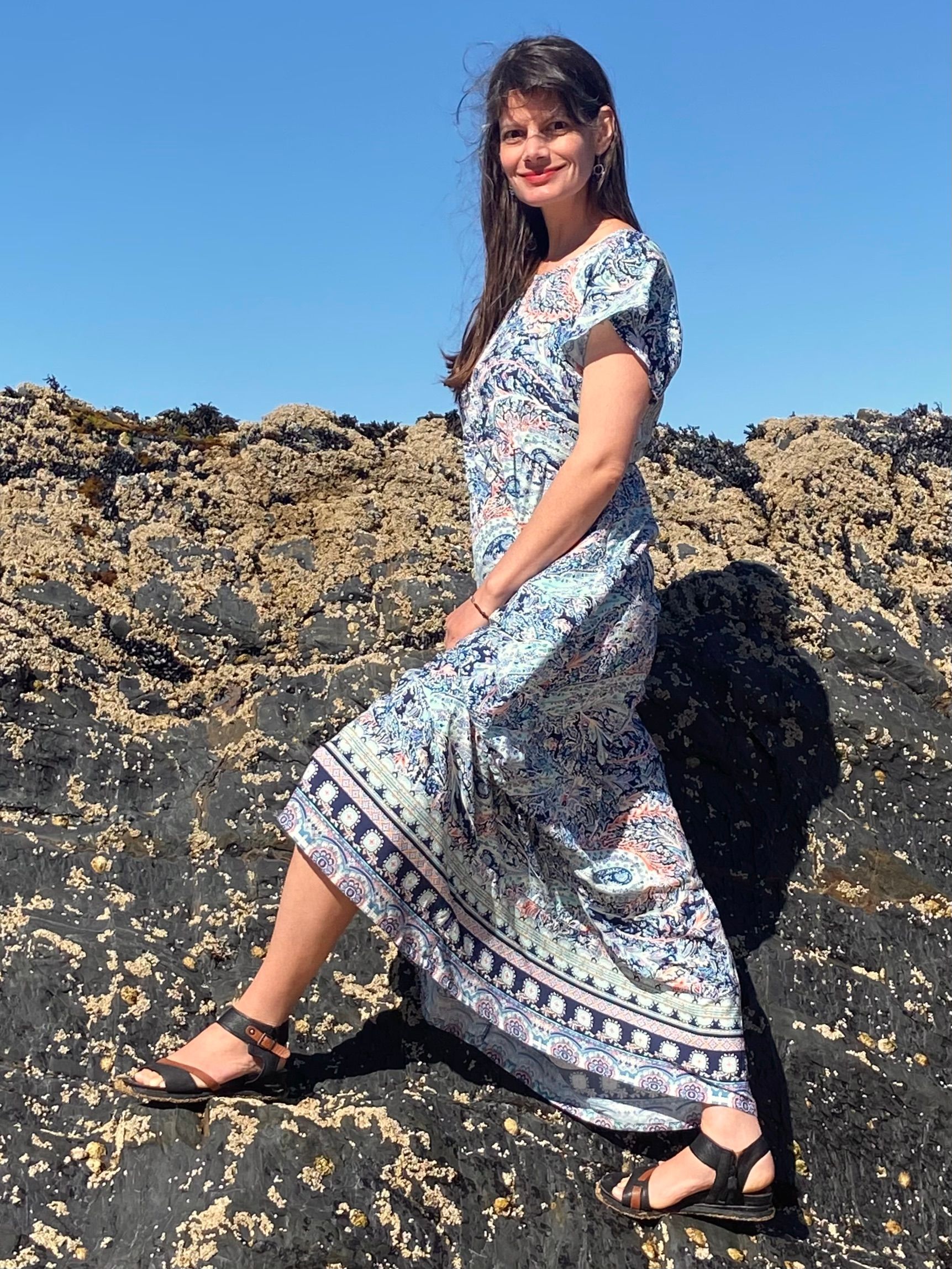 Tigerrock, Maxirock mit Tigermuster, Animalprint