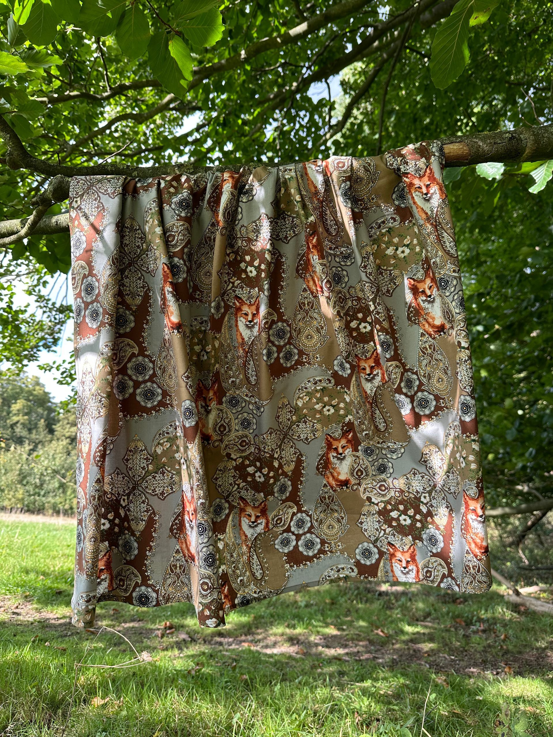 Tigerrock, Maxirock mit Tigermuster, Animalprint