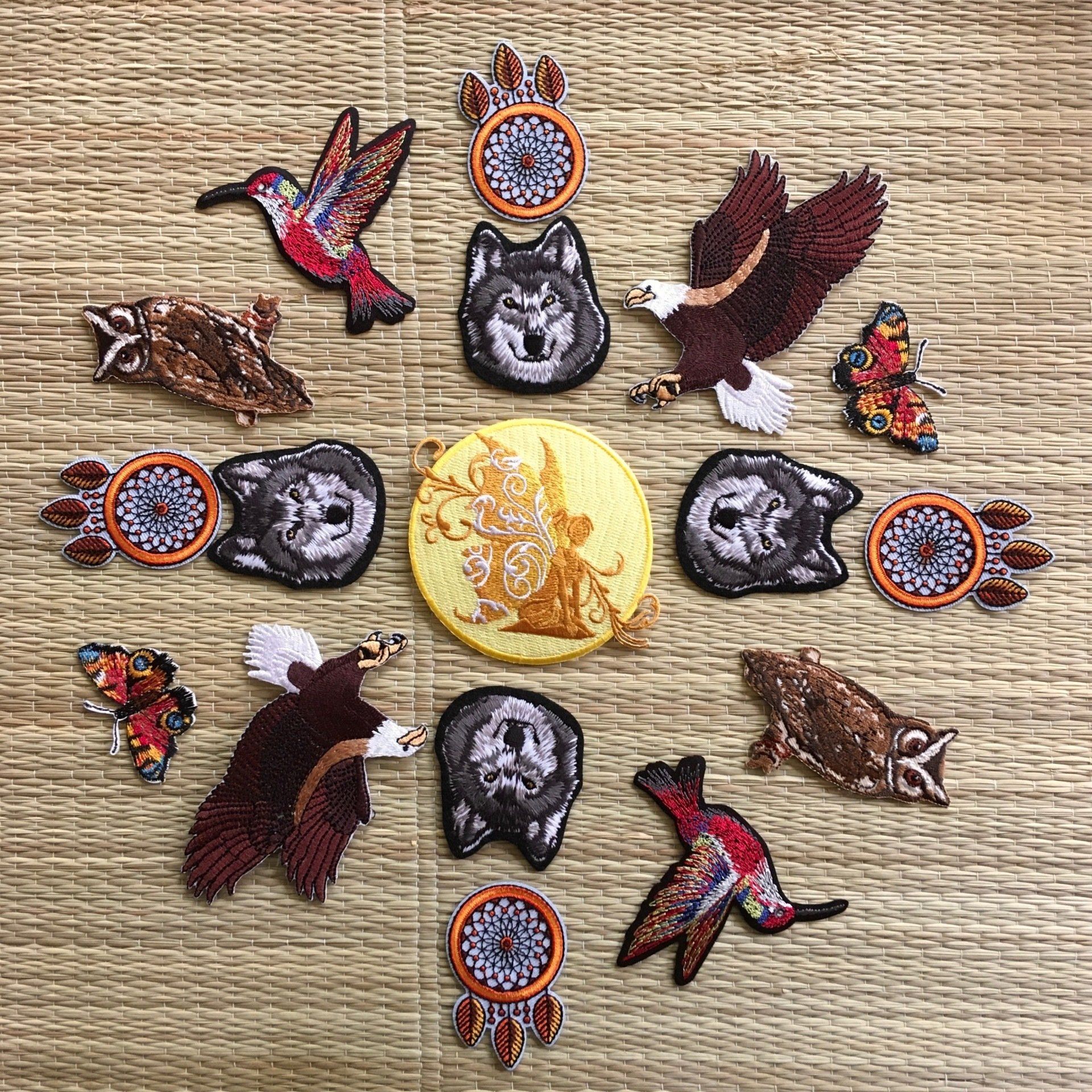 Krafttiere Adler, Wolf, Vogel, Eule, Fee, Schmetterling