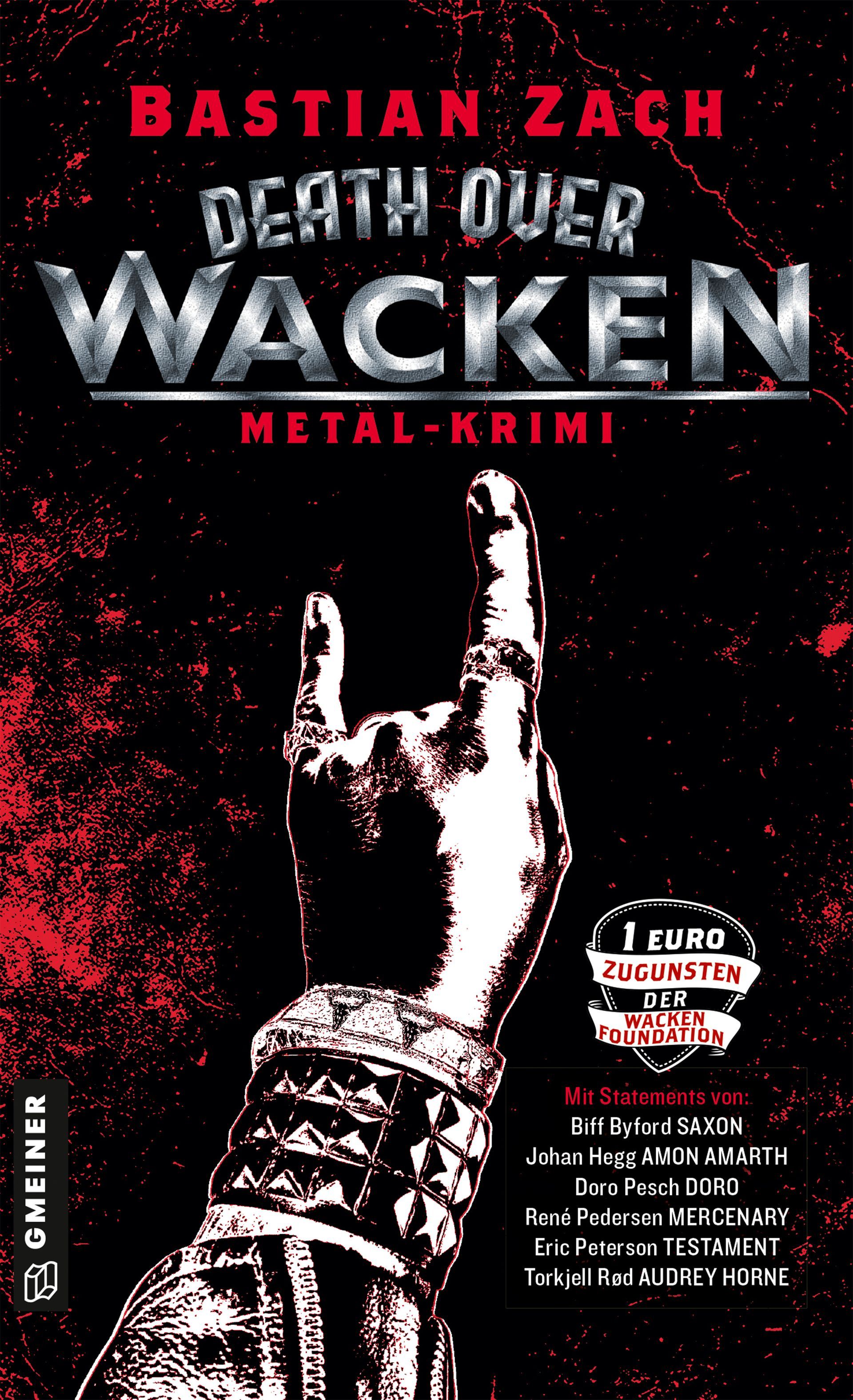 Das Cover des Metal-Krimis Death Over Wacken von Bastian Zach