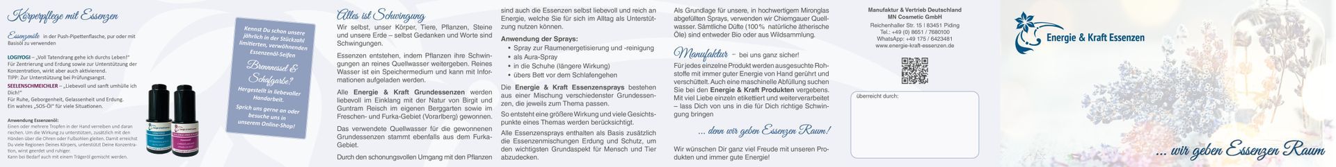 Essenzensprays - Sortiment