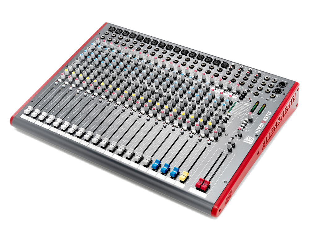 Analoges 22-Kanal Live-Mischpult Allen & Heath ZED 22FX