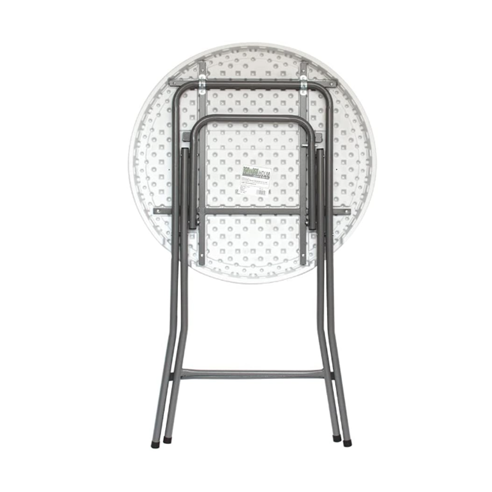 Stehtisch mit Husse, weiss, 80 cm