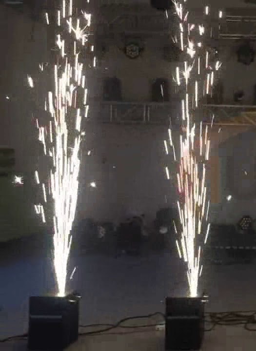 Sparkular-Maschine, Funkensprühmaschine für drinnen und draussen