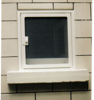 Siegel Fliegenfenstersysteme können auch ins Mauerwerk montiert werden !