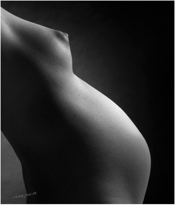 photgraphe professionnel 84 de grossesse noir et blanc artistique
