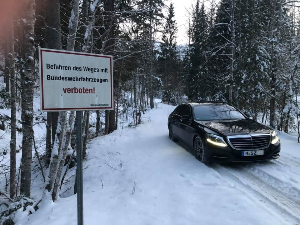 Fahrdienst im Wintereinsatz – Mercedes S-Klasse Chauffeur München