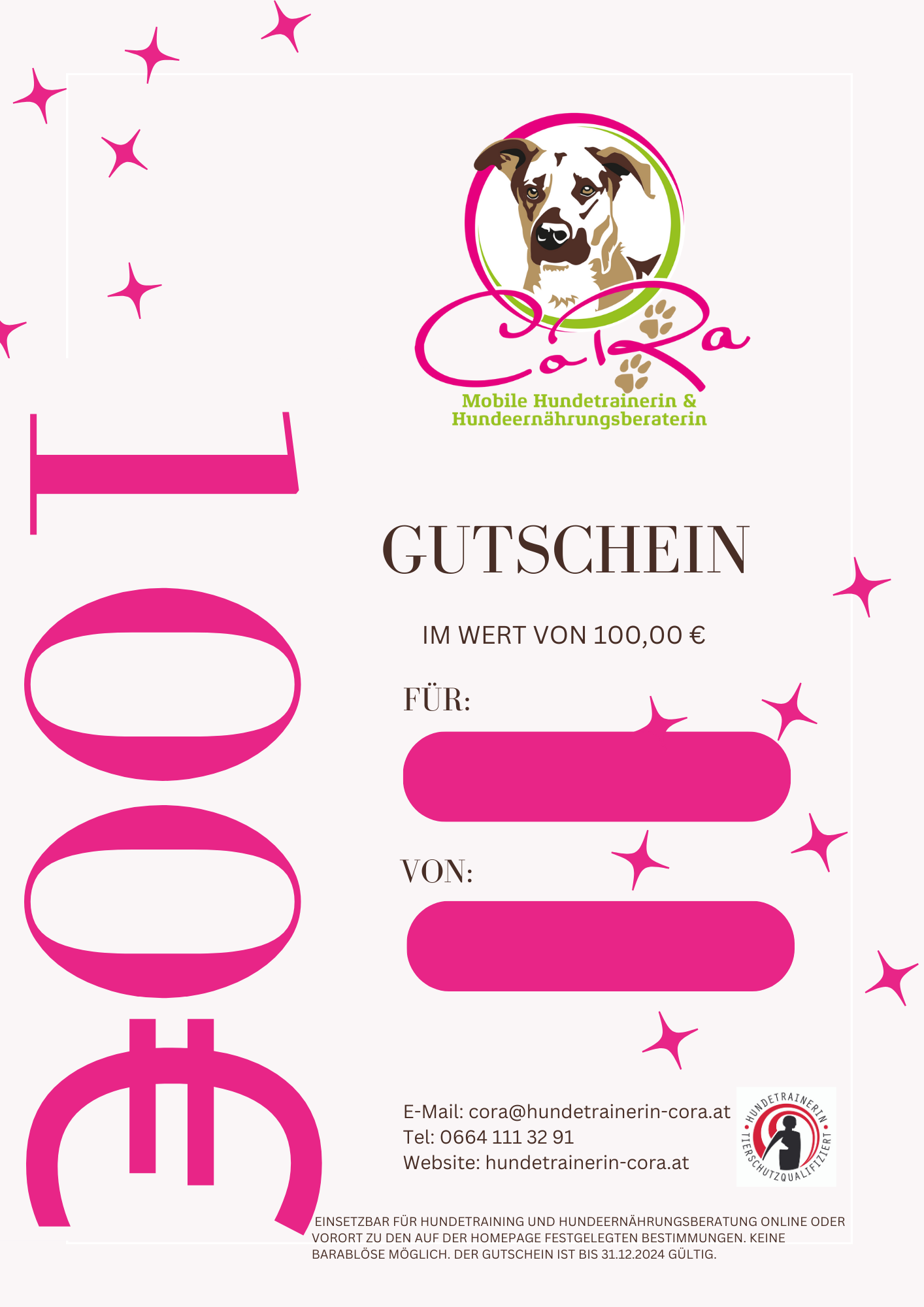 E-Mail mit Wunschbetrag übermitteln