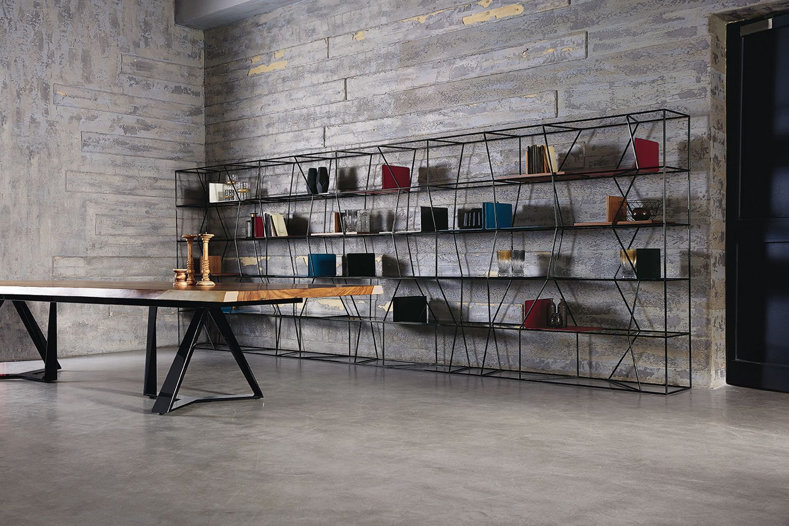 Lexington, estantería de alambre de Bontempi