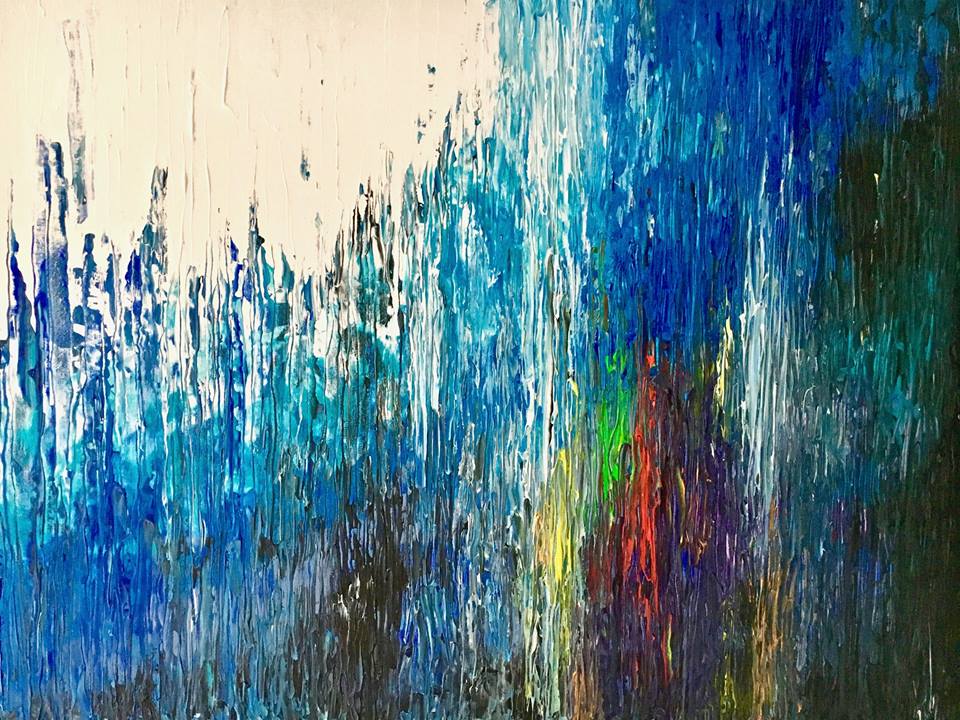 Acrilico, tela a misura, dipinto