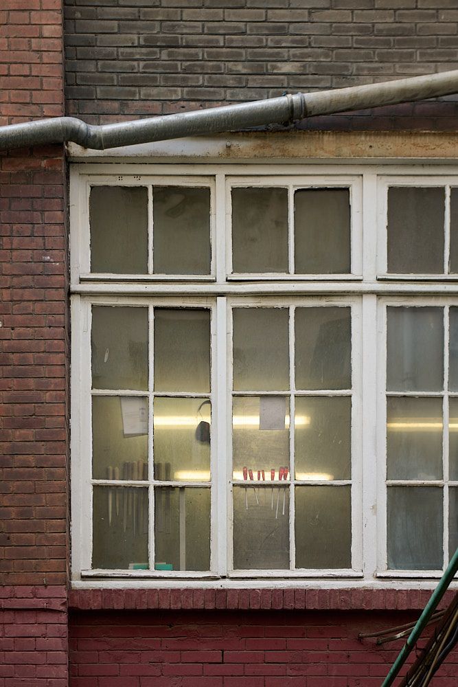 Vue de l'extérieur d'un atlier