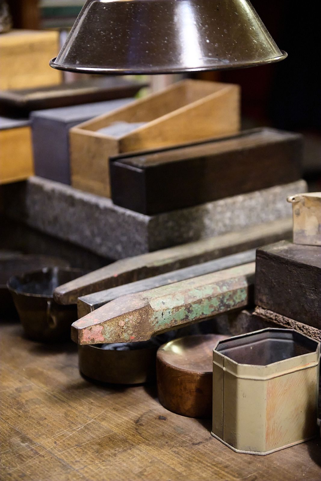 Détail d'outil en metal