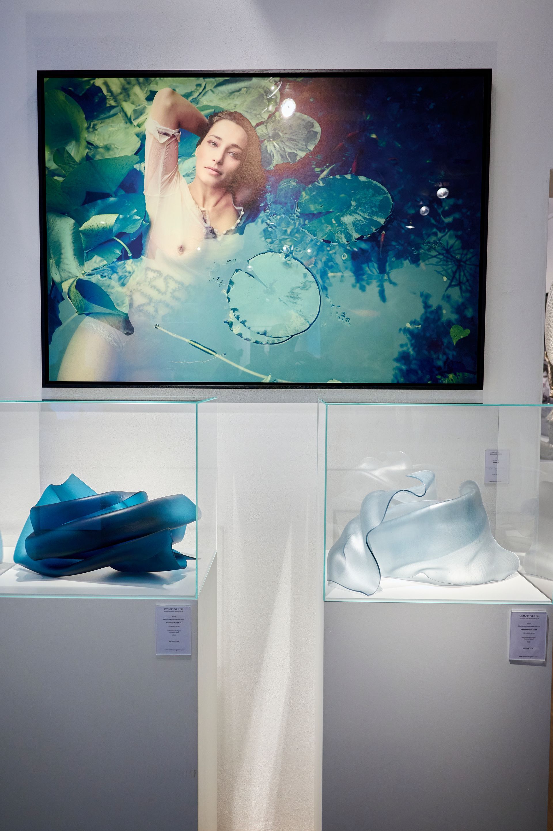 Scénographie d'une exposition à la continuum Gallery