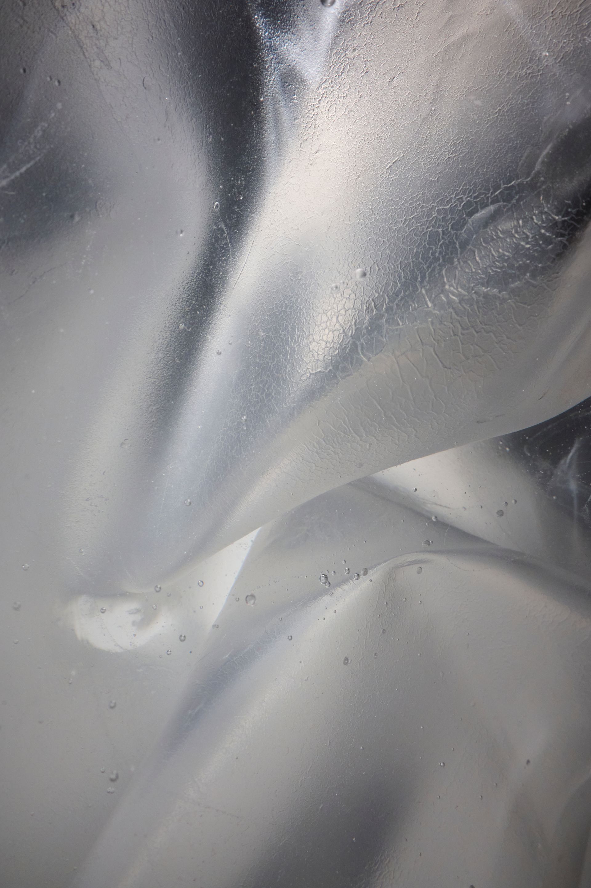 Détail de sculpture en pâte de verre