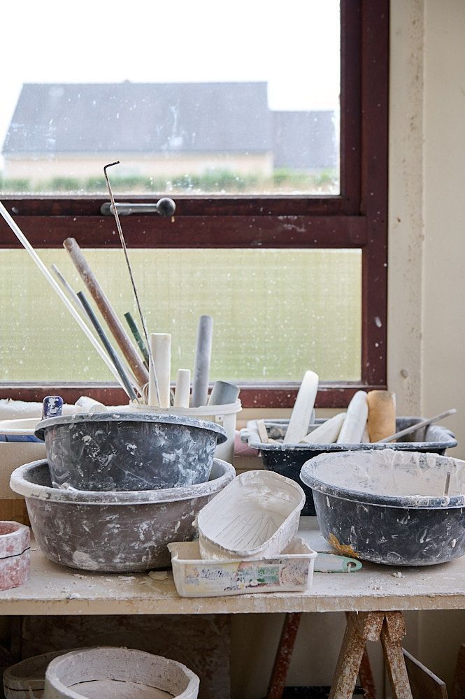 outils et ambiance d'atelier