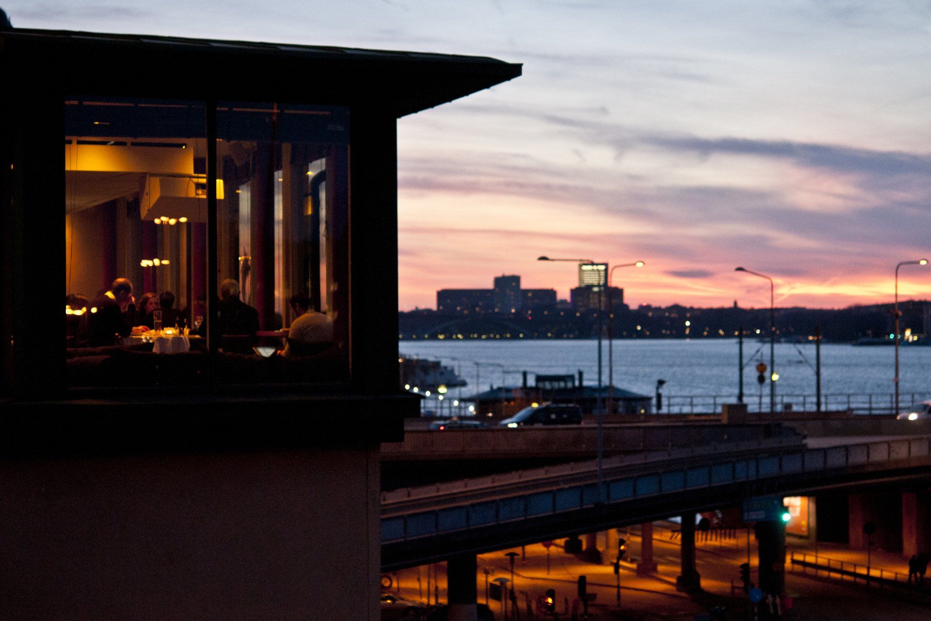 Photographie de rue Stochkholm au coucher de soleil