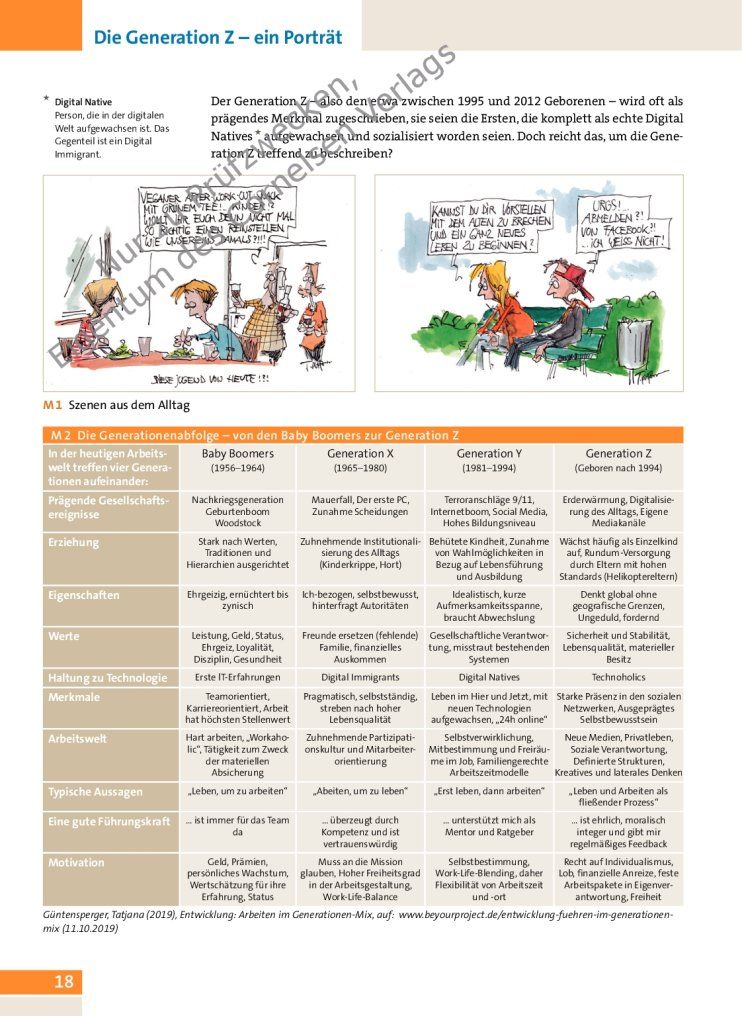 Generationsabfolge - von Baby Boomers zur Generation Z