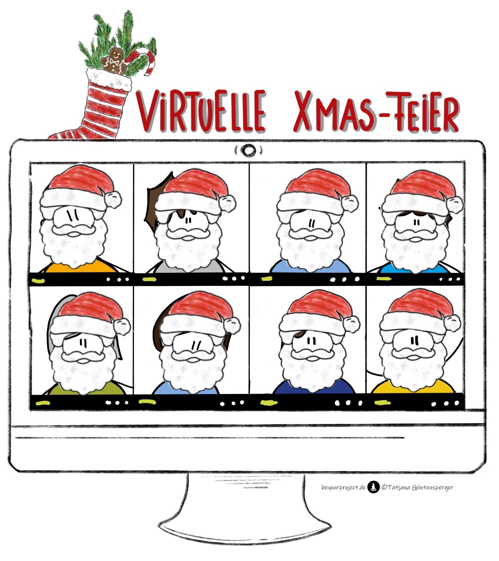 Virtuelle Weihnachtsfeier