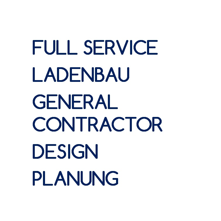 Ein Überblick über unsere Dienstleistungen: Ladenbau als Generalunternehmer mit Full Service von der Planung bis zur Fertigstellung.