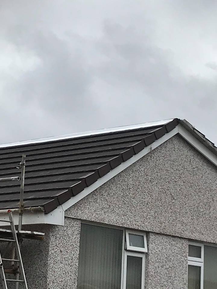 roof repair work