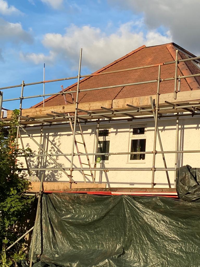 roof replacement on this exeter home