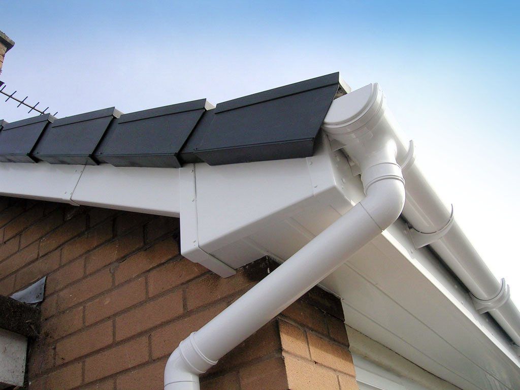 guttering applied to roof