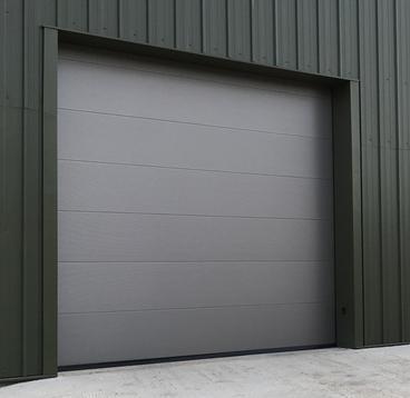Sectional Overhead Door Installed by Cambridge Door Services Ltd