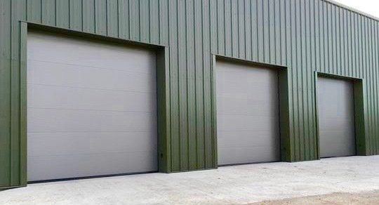 Sectional Overhead Doors Installed by Cambridge Door Services Ltd