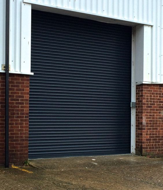 Single Skin Roller Shutter Installed by Cambridge Door Services Ltd