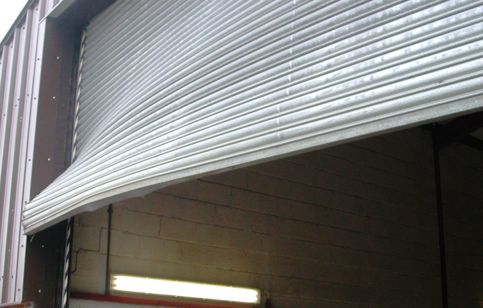 Damaged Roller Shutter