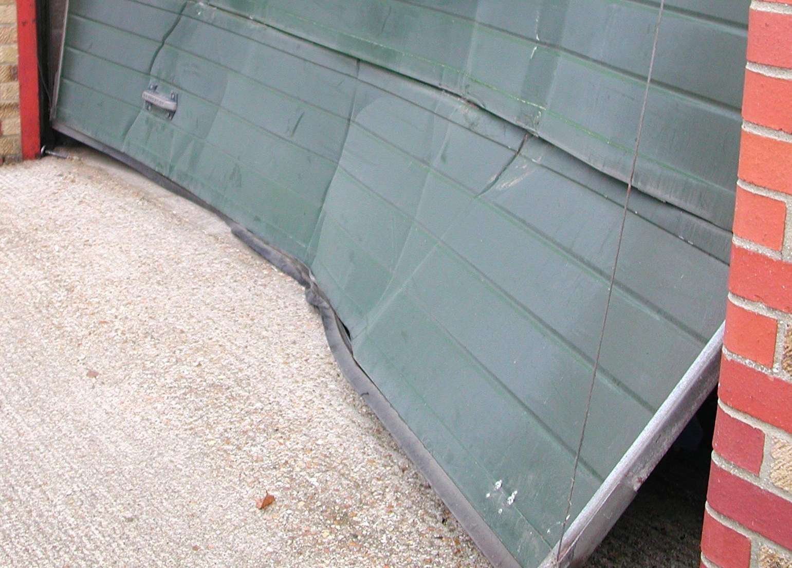 Damaged Sectional Door