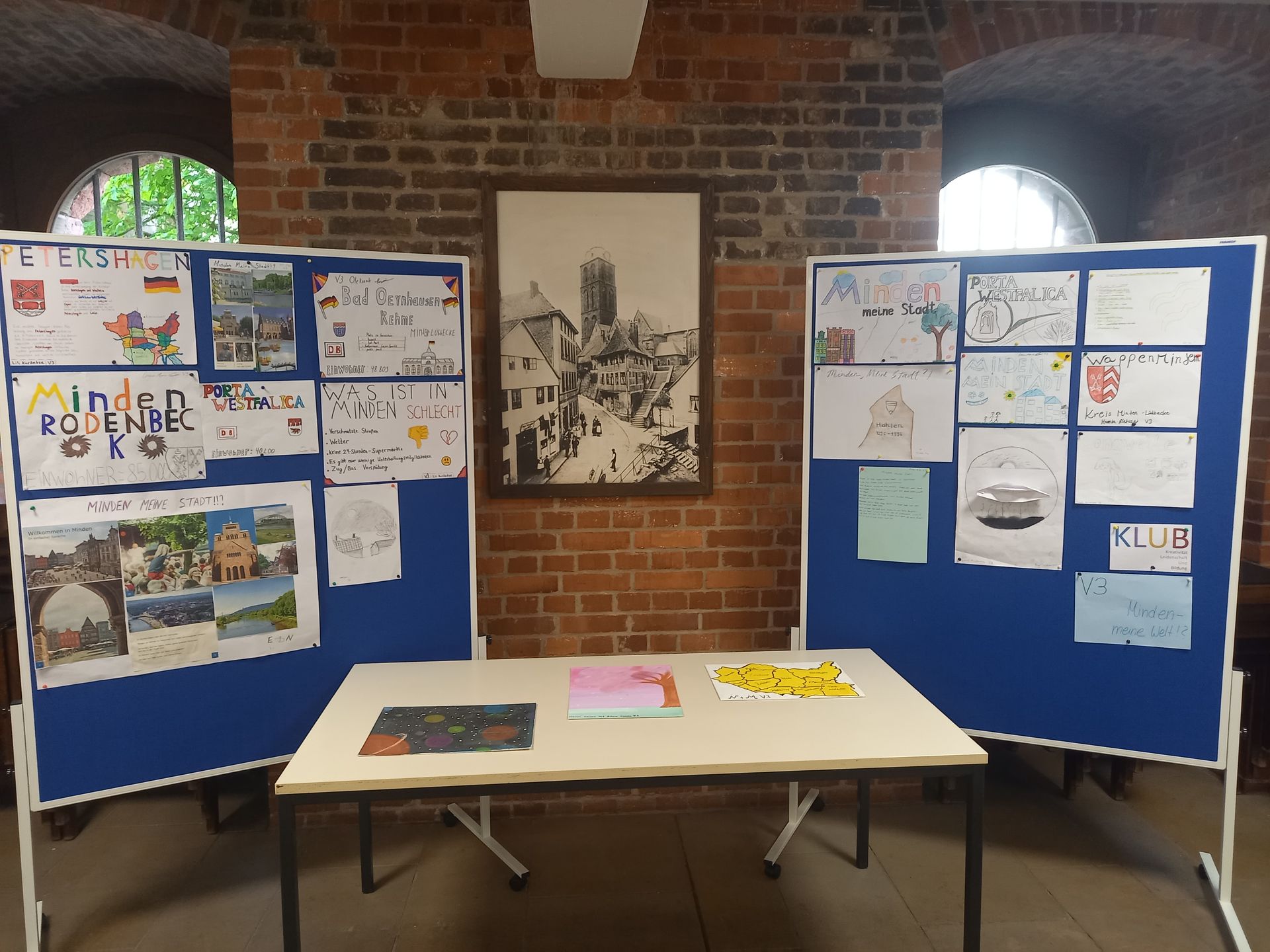 Foto von Austellungswänden