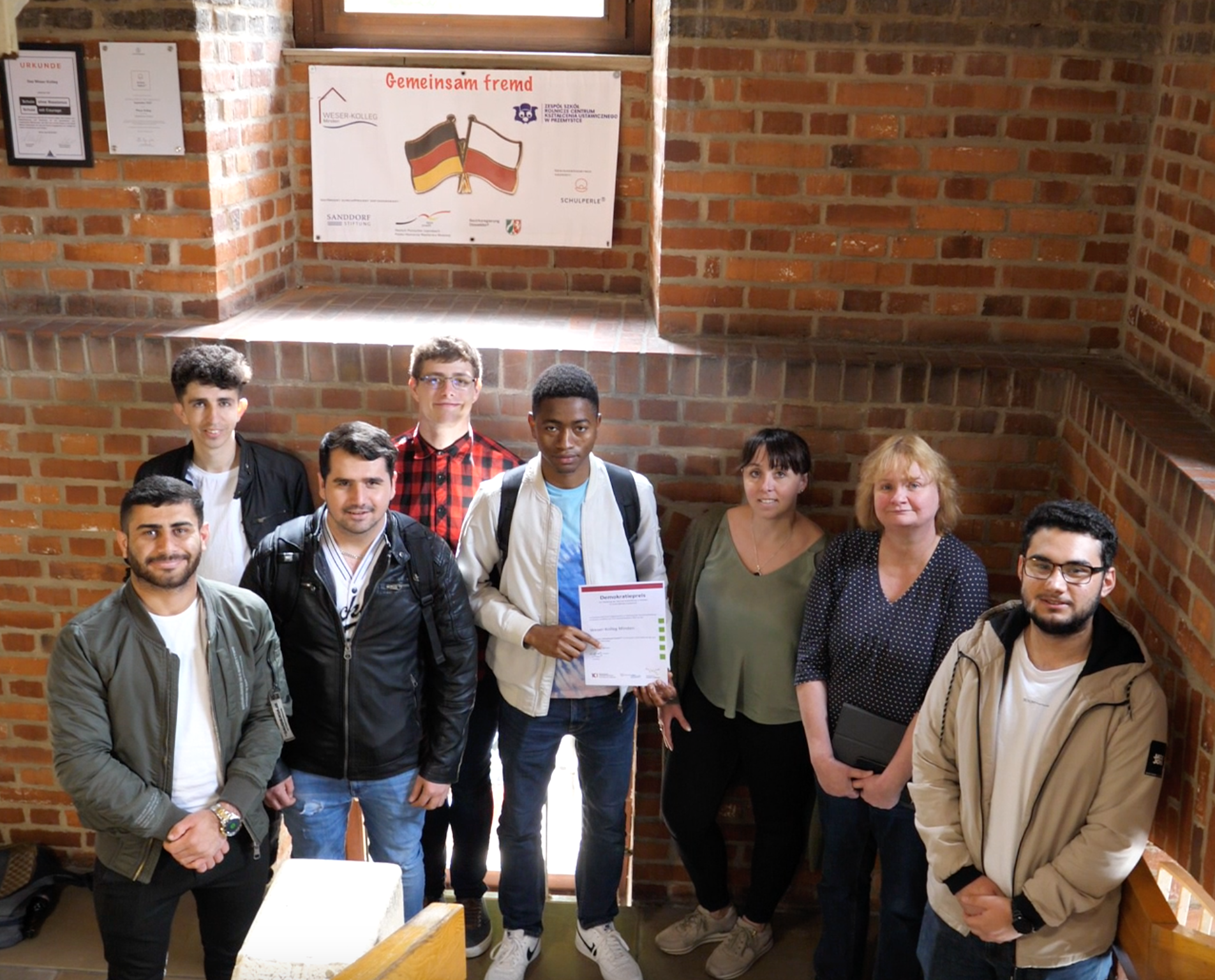 Foto von Studierenden des Demokratiepreises