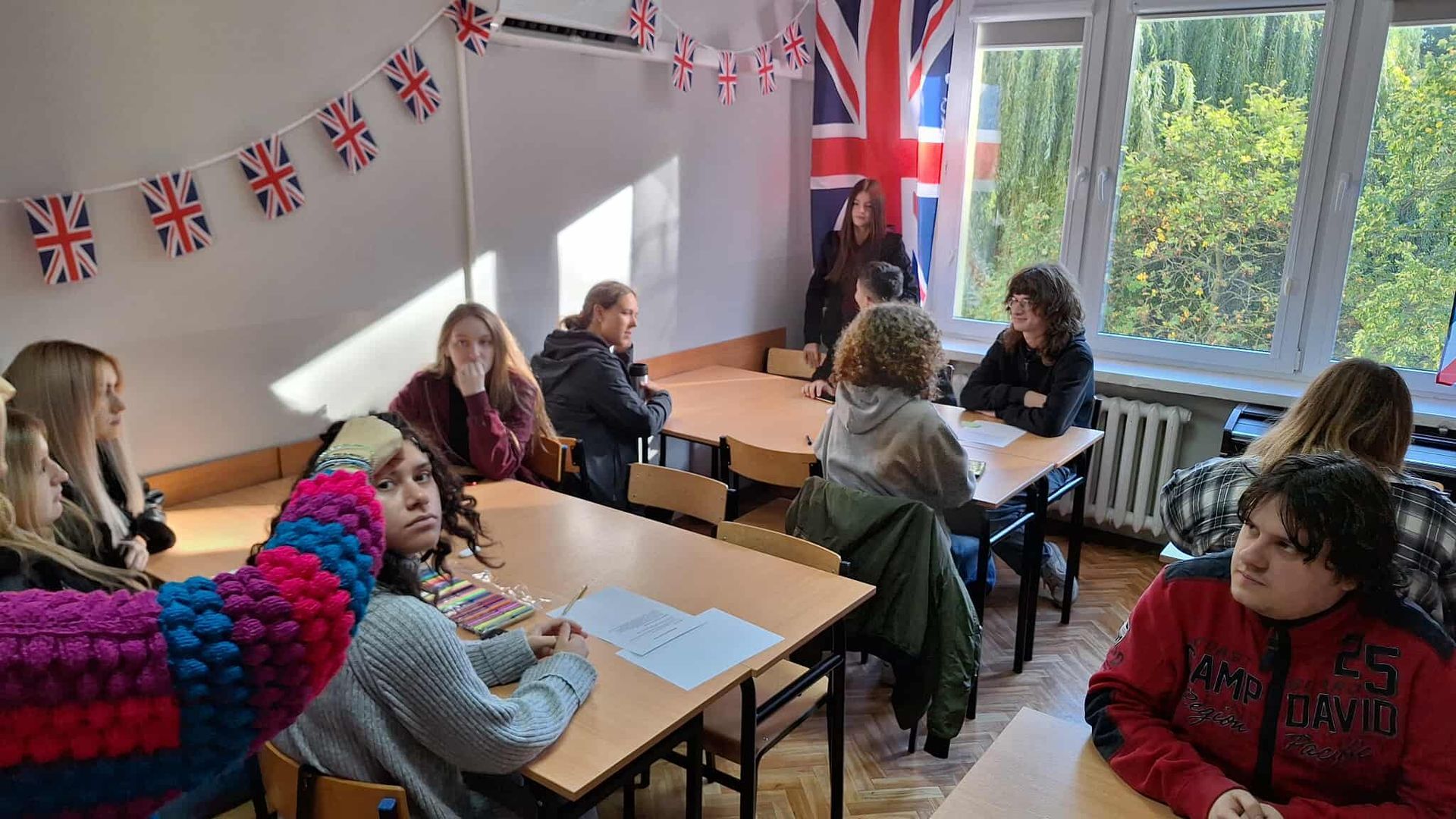 Studierende im polnischen Unterricht