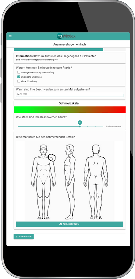 myMedax - digitale Aufklärungsbögen